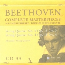 CD33 – String Quartet No.3 Op.18 No.3 / String Quartet No.4 Op.18 No.4
