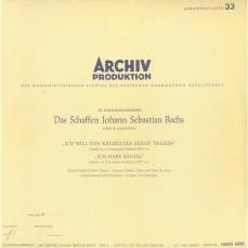 111 Years of Deutsche Grammophon - CD- 13 - Fischer-Dieskau - Bach - Cantatas