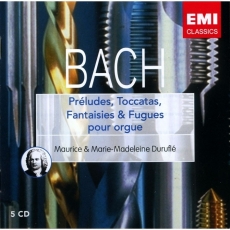 J.S. Bach - Preludes, Toccatas, Fantasias & Fugues for organ - Maurice & Marie-Madeleine Durufle