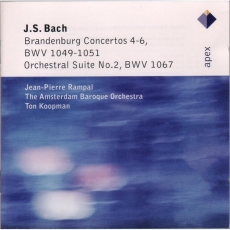 J.S. Bach - Die Brandenburgische Konzerte 4-6, Orchestral Suite No.2 BWV 1067 [The Amsterdam Baroque Orchestra, Ton Koopman]