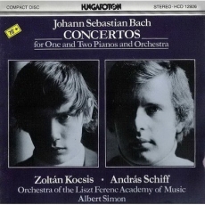 Bach - Concertos for piano and two pianos (Kocsis, Schiff)