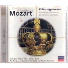 Mozart - Krönungsmesse, Vesperae Solennes u. a. [Marriner]