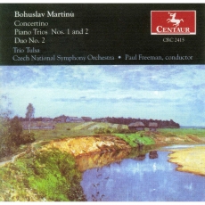 Martinu. Concertino, Piano Trios 1 & 2, Duo 2