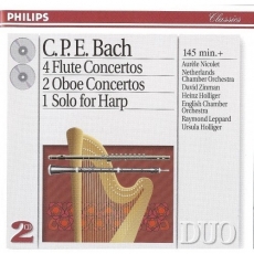 C.P.E.Bach: Flute Concertos, Oboe Concertos, Harp Solo