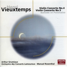 H. Vieuxtemps. Violin Concertos 4, 5. Ballade et Polonaise. A.Grumiaux