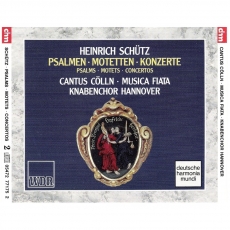 Schutz - Psalmen - Motetten - Konzerte (Cantus Cölln, Musica Fiata, Knabenchor Hannover)
