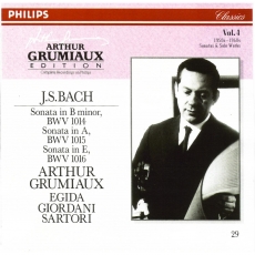 Bach - 6 Sonatas for Violin and Harpsichord - Grumiaux, Sartori