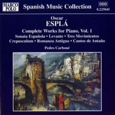 Espla - Complete Works for Piano Vol. 1 - Pedro Carbone