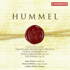 Hummel - Potpourri; Violin Concerto; Piano Variations - Howard Shelley