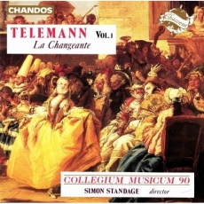 Telemann - La Changeante Vol.1 - Simon Standage