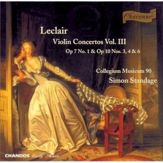 Leclair - Violin Concertos - Simon Standage