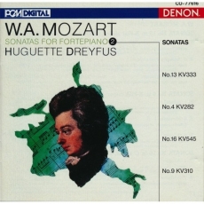 Mozart - Sonatas for fortepiano, Vol. 2 - Huguette Dreyfus