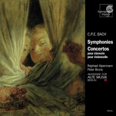 Bach C.P.E. - Symphonies, Concertos pour Clavecin pour Violoncelle - Akademie fur Alte Musik Berlin