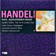 Handel Edition (vol.7) - Saul, Alexander's Feast, Apollo e Dafne, Ode For St. Cecilia's Day - Nikolaus Harnoncourt
