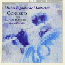 Monteclair - Concerts pour la flute traversiere 1 - 4 - Hedos-Ensemble
