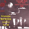 Sviatoslav Richter Archives - Vol.10 - Carnegie Hall 1960 - Schumann, Chopin