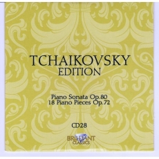 P.I. Tchaikovsky Edition - Brilliant Classics CD 28 [Piano Sonata,Op.80; 18 Piano Pieces]