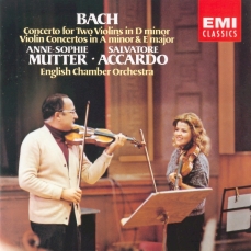 Bach - Concerto for Two Violins in D minor, Violin Concertos in A minor & E major - Mutter, Accardo