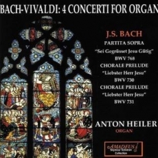 Bach-Vivaldi: 4 Concertos for Organ (Anton Heiller)