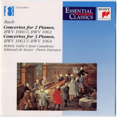 Bach - Concerto for 2,3 Pianos R.& G.Casadesus, P.Dervaux