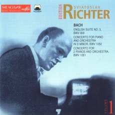 Bach - English Suite No.3, Piano Concerto BWV 1052, Concerto for 2 Pianos BWV 1061 - Richter, Sanderling, Barshai