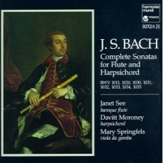 Bach J. S. - Complete Sonatas for Flute & Harpsichord (Moroney, See, Springfels)