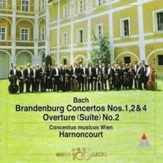 Bach, Johann Sebastian - Brandenburg Concertos Nos. 1, 2, 4 - Nikolaus Harnoncourt, Concentus Musicus Wien