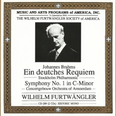 Brahms. Ein deutsches Requiem, Symphonie Nr. 1 (Furtwaengler, 1948, 1950)