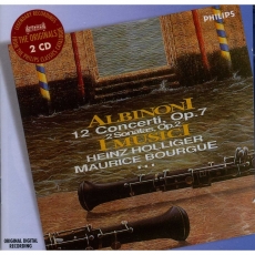 Tomaso Albinoni - 12 concertos Op.7 (Holliger, Bourgue, I Musici)