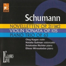 Schumann - Novelletten op. 21 No 1 & 2, Violin Sonata op. 105, Piano Trio op.63