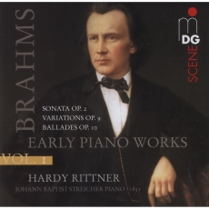Brahms - Sonate op.2, Variations op.9 & Ballades op.10 - Hardy Rittner