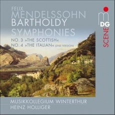 Mendelssohn - Symphonies Nos. 3 and 4 - Holliger