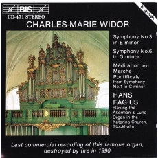 Widor - Organ Symphonies 3 and 6 - Hans Fagius