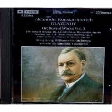 Glazunov - Orchestral Works, Vol.3 - Antonio de Almeida