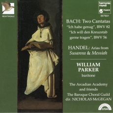 Bach - Two Cantatas - William Parker, Nicholas McGegan