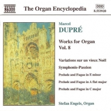 Dupre - Works for Organ, Vol.8 - Stefan Engels
