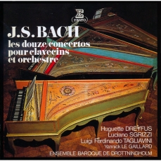 Bach - Les douze concertos pour clavecins et orchestre - Huguette Dreyfus