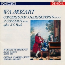 Mozart - Concerto for 3 Harpsichords - Eduard Melkus