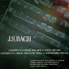 Bach - Concerto in D minor for Oboe and Violin BWV 1060, in A minor for Flute, Violin and Harpsichord BWV 1044 - Kees Bakels