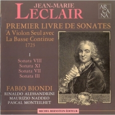 Leclair - Premier Livre de Sonates - Fabio Biondi