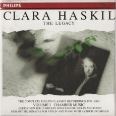 Clara Haskil ‎- The Legacy, Volume I. Chamber Music - Wolfgang Amadeus Mozart