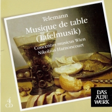 Telemann - Musique de table (Tafelmusik) - Concentus musicus Wien, Nikolaus Harnoncourt