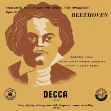 Beethoven - Violin Concerto - Alfredo Campoli, London Symphony Orchestra, Josef Krips