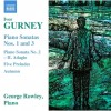 Gurney - Piano Sonatas Nos. 1 & 3 - George Rowley