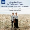 Simona Venslovaite - Lithuanian Music for Violin & Piano
