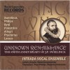 Intrada Vocal Ensemble - Unknown Renaissance